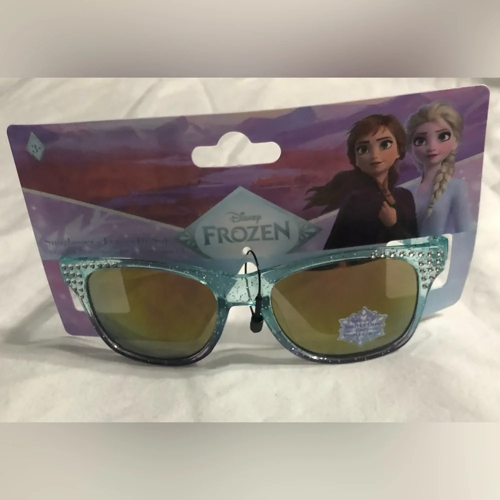 Disney Frozen Elsa glitter Be true to You Blue and Purple Glasses.3+